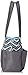 Disney Mickey Mouse Triple Pocket Multi Piece Diaper Bag Set, Chevron Print, Grey/Blue
