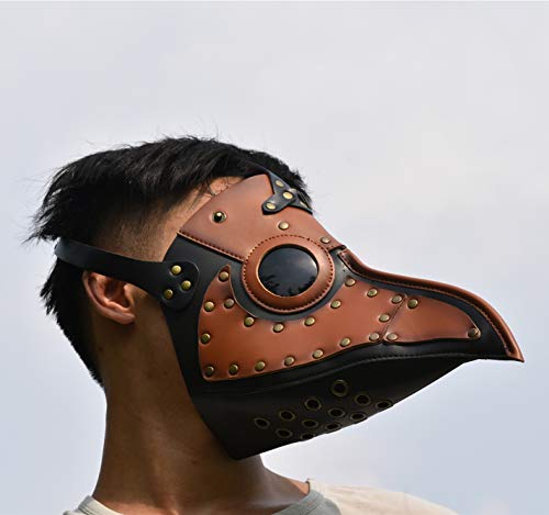 Party Story Plague Doctor Mask Novelty Costume Party Mask Full Head Steampunk Gothic Bird Mask (Only Mask) steampunk buy now online Party Story Plague Doctor Mask Novelty Costume Party Mask Full Head Steampunk Gothic Bird Mask (Only Mask) steampunk buy now online