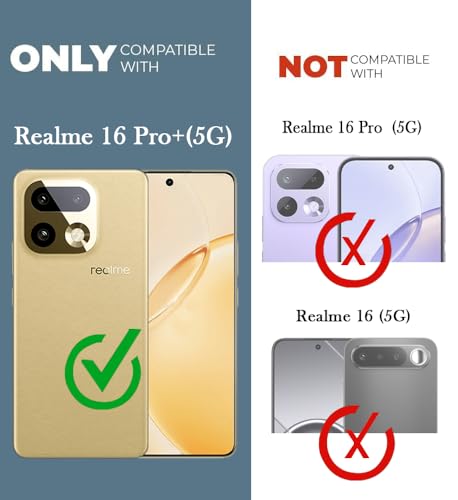 Image of Jkobi Silicone Back Cover Case for Realme 16 Pro Plus 5G (Clear Shockproof Case with Camera Protection | Soft and Flexible | Transparent)