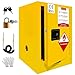 Hazardous Storage Cabinets, Galvanized Steel Adjustable Shelf Chemical Storage Cabinet, 16 Gallon Flammable Storage Cabinet, 23