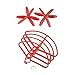 KINGDUO 4Pcs Juegos De Protección De Protección De Hélice para Mjx B5W F20 Bugs 5W RC Drone Quadcopter Recambios-Rojo