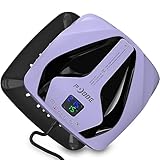 POBBE Heat Press Machine for T-Shirts, 10'X10' Portable Heating Press Machines, Small Iron Press, 3 Speed Vibration Mode for Shirt, Bags, Pillow HTV Vinyl Sublimation Transfer Projects (Mint Purple)