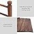 ELEMENT ACE 5ft Garden Wooden Bridge Solid Wood Texture, Sturdy and Durable Carbonized Color 500lbs Load Bearing Easy Assembly Ideal for Gardens, Courtyards, Balconies, and More Burlywood