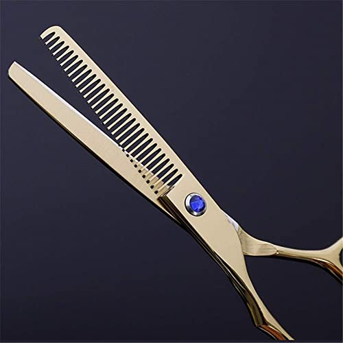 Ciseaux de barbier pour coiffeur gaucher 6.0 tranchants de salon