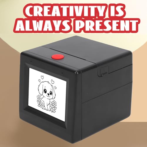 Image of LICAEVEY AI Voice Sticker Printer, Portable Thermal Printer with Display and Voice Control for Home Study DIY Projects, iOS Android APP Support