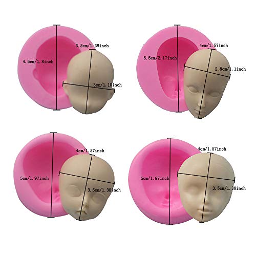 Beauty Castle, 8 stampi in silicone fatti a mano