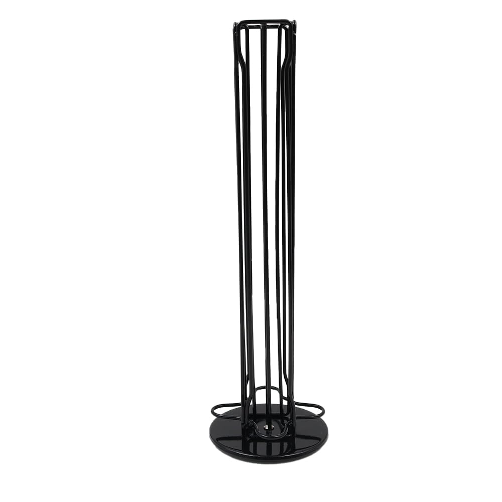 Sarini Porta Capsule di caffè Nero Compatibile per Nespresso Classic Porta cialde di caffè in Acciaio Inossidabile dal Design Rotante da 40 Pezzi