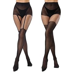 Black-1 Suspender + 1 Fishnet