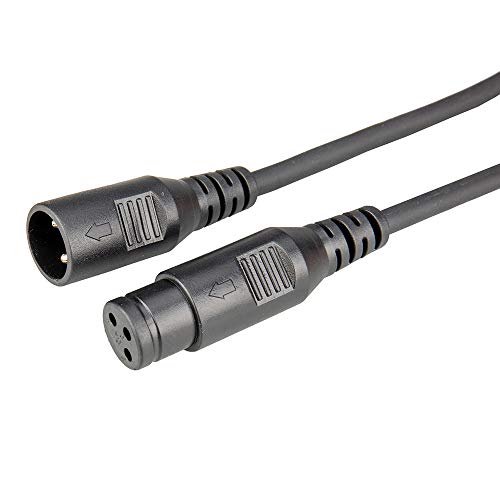 DMX Cable Pack 5m XLR Male to Female, 3-Pin Connector for Stage Lights, LED Par, Moving Head Light Signal Connection