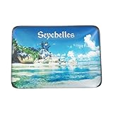 3D Seychellen Kühlschrank Kühlschrankmagnet Kristallglas Magnet Tourist Travel Souvenir Collection Geschenk Magnetische Aufkleber Home Küche Dekoration
