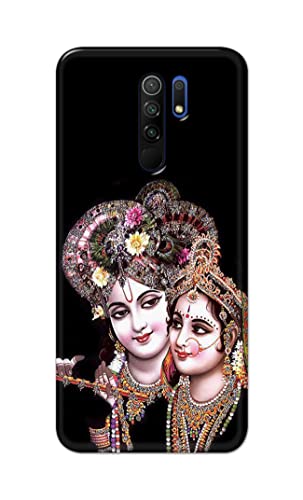 Image of PRINTFIDAA� Printed Hard Back Cover Case for Mi Poco M2 | Mi Poco M2 Reloaded Back Cover (Radha Krishna) -2808