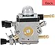 ZAMDOE C1Q-S68G Vergaser für Stihl BG45 BG46 BG55 BG65 BG85 SH55 SH85 Laubbläser C1Q-S68 4229 120 0606 Vergaser-Einstellsatz mit Kraftstoff Filter
