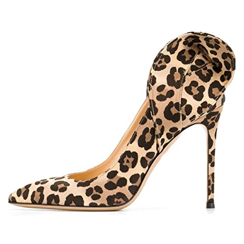 FSJ Women Retro Pointed Toe Slip on Comfort High Thin Heel Satin Pumps Stiletto Dress Office Party Shoes Size 4-15 M US2