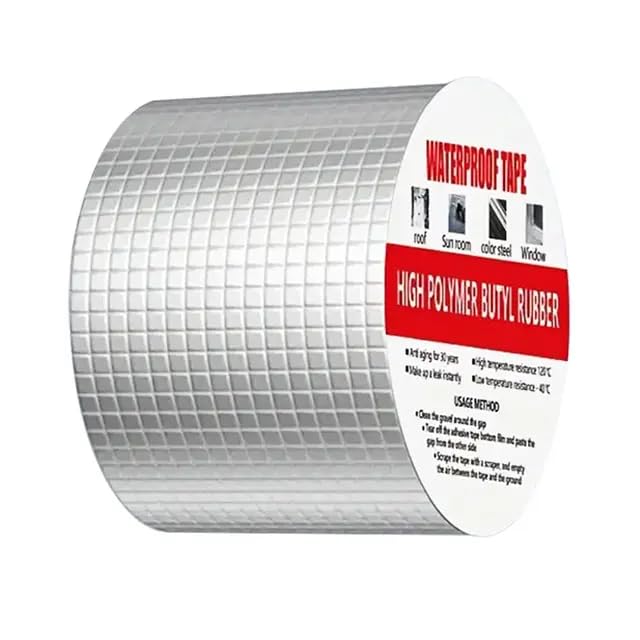 See full amazon price history chart for Bleaws Leakage Repair Waterproof Tape for Pipe Leakage Roof Water Leakage Solution Aluminium Foil Tape Waterproof Adhesive Tape Sealing Butyl Rubber Tape for Leakage (5CM*5M) Bleaws Leakage Repair Waterproof Tape for Pipe Leakage Roof Water Leakage Solution Aluminium Foil Tape Waterproof Adhesive Tape Sealing Butyl Rubber Tape for Leakage (5CM*5M) (B0CP4DQB7L) Amazon Price History, Amazon Price Tracker