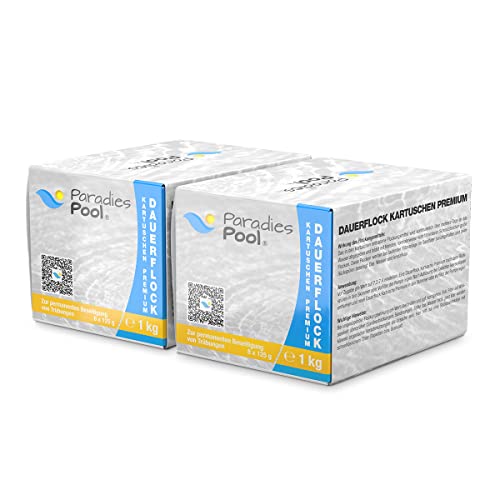 Paradies Pool Dauerflock Kartuschen 16 x 125 g