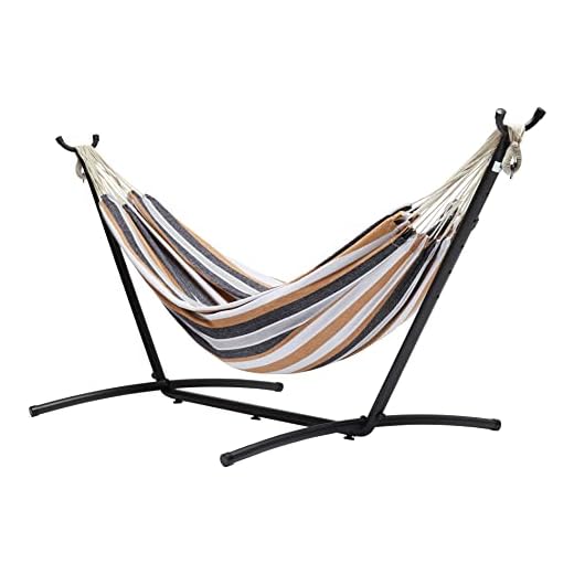 Amazon Basics - Hamaca de tela con soporte