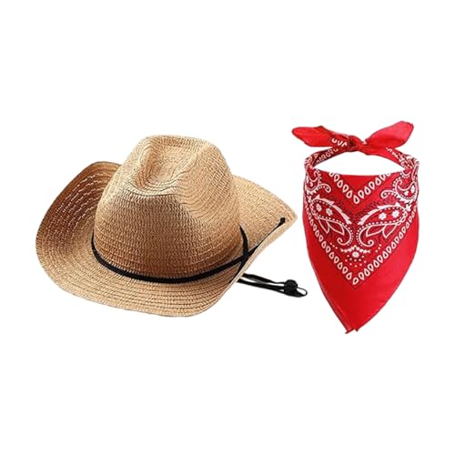 Vdaxvme Moda ganchillo sombrero de paja Panamá traje conjunto vacaciones pesca adulto sol actividad al aire libre Panamá foto vacaciones en la playa, a, Talla única