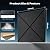 Sonicism 12 Pack X-Lined Acoustic Panels with Self-Adhesive, 12"X 12"X 0.4" Sound Proof Foam Panels, Decorative Soundproof Wall Panels, Sound Absorbing Tile for Home & Offices, Black