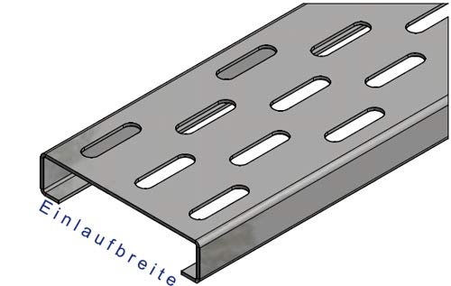 Drainagerinnen, Entwässerungsrinnen aus Aluminium, Einlaufroste aus Edelstahl zur Linienentwässerung von Oberflächen Form A gelocht Rinnenlänge 2000 mm Einlaufbreite 90 mm