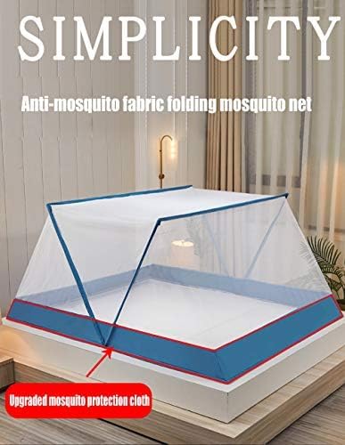Moustiquaire Pliable Sans Fond, Portable, Camping Facile Et Moustiquaire Extérieure, Installation Gratuite Pour Lit Adulte/lit Bébé/canapé/terrain, 4,135 X 190 X 80 Cm,2,135*190*80cm,outstanding78