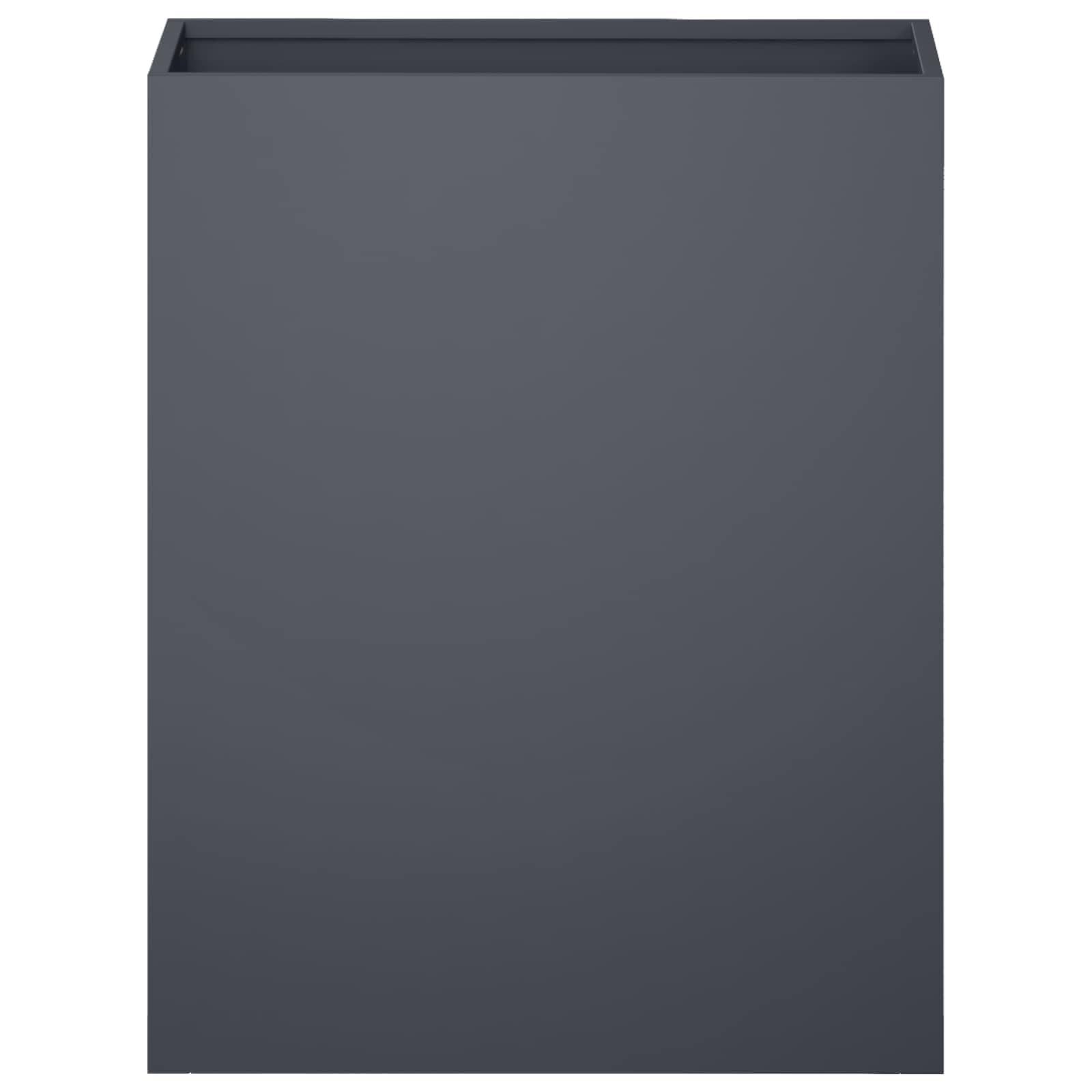 Genérico Macetero de Jardín 2 uds. Gris Antracita 40 x 20 x 50 cm,Casa y jardín,Maceteros y jardineras,7.7 kg-8005419