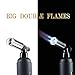 Big Butane Torch, Zoocura Refillable Industrial Butane Torch Adjustable Double Flames Blow Torch with Child Safety Lock Multipurpose for Soldering Baking Welding DIY Crafts ( Butane Gas Not Included )