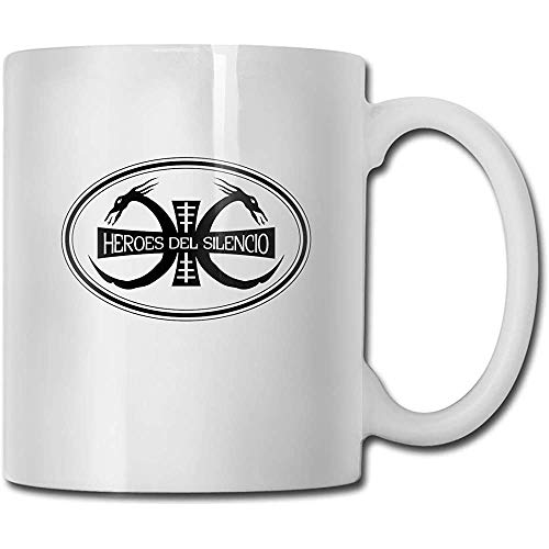 Tazas Camiseta De Heroes Del Silencio Moda Blanco Diseño Divertido Taza de...