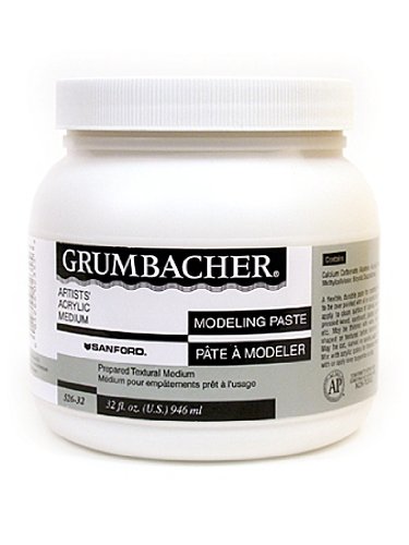 Grumbacher Acrylic Modeling Paste, 32 Oz. Jar