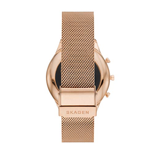 Skagen Women Jorn Hybrid Hr - 38Mm Stainless Steel Mesh Hybrid Hr Smart Watch, Color Rose Gold (Model: Skt3100) #TOP2