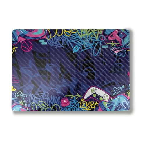 Image of Carbon Fiber Laptop Skin Compatible with Alienware M18 R2 (2024) - Gamer Tag - Premium 3M Vinyl Protective Wrap Decal Cover - Easy to Apply | Crafted in The USA by MightySkins