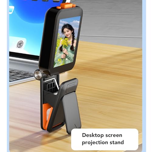 Soporte de Clip con Pantalla Bluetooth Monitor de Teléfono para Selfie y Transmisión de Vlog 3