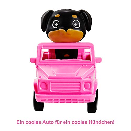 Barbie GRN29 - Extra Puppe mit geflochtenem Regenbogen-Zopf, langer Jeans-Jacke, Hündchen, Regenbogenzöpfen… – Bild 5