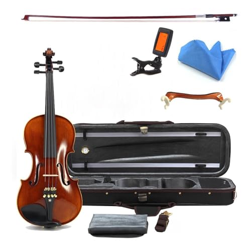 Violon 4/4 professionnel contre les problèmes d'accordage avec accessoires complets