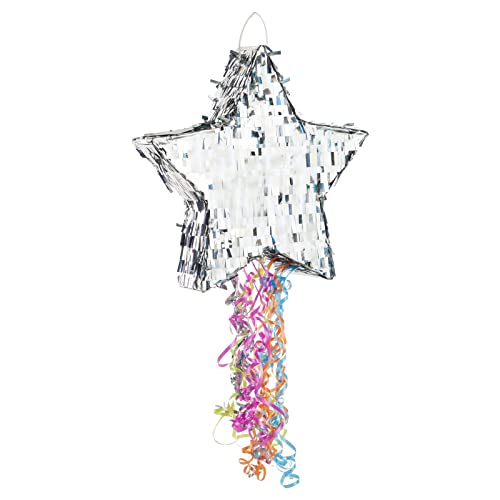 Sparkle and Bash Pull String Star Pinata for Twinkle Twinkle Little Star Gender Reveal Decorations and Birthday Party