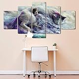 Carsilers 5d DIY Diamant malerei kristall kreuzstich voller Hand Home dekorative 3D voller quadratmeter Diamant Stickerei 5 Teil/Satz Schnee wols,40x60cm 40x80cm 40x100cm