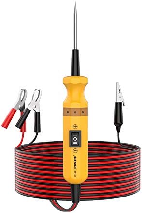 Circuit Probe Kit 6-24V Automotive Circuit Tester with Auto Electrical System Testing Functions (Digital Voltage Tester/Multimeter/Short Finder/Battery Tester/Power or Ground Supply)