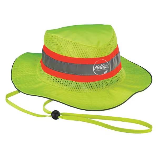 MOLLIFII Cooling Hat, Lime, S/M, PVA and Polyester, Mfr: 8935CT-A
