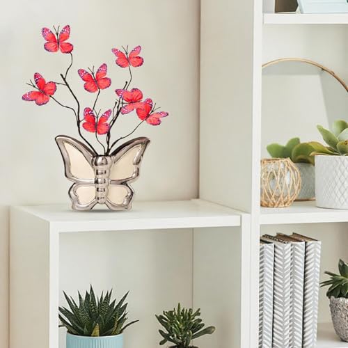 Vase en céramique pour fleurs sculpture maîtresse de table luxe - 7