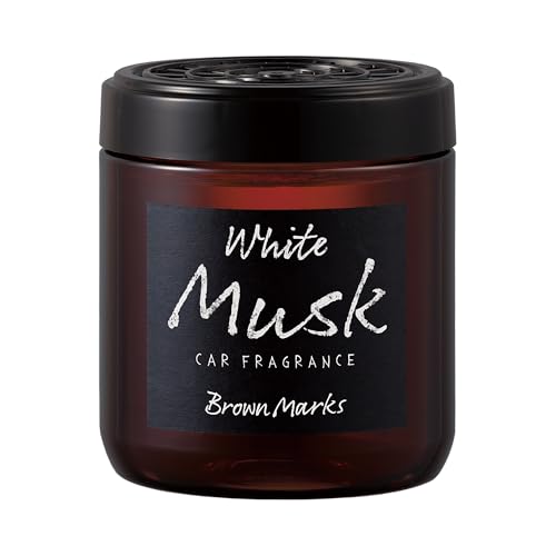 Image of CARALL Brown Marks Gel White Musk Car Air Freshener (160 gm)