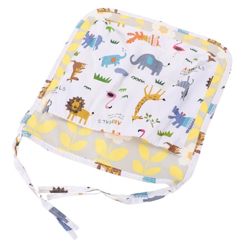 ORFOFE Bolsa Colgante de Algodón Puro para Cuna de Organizador Multifuncional Resistente y Lavable Gran Capacidad para Pañales y Accesorios para Madres Primerizas
