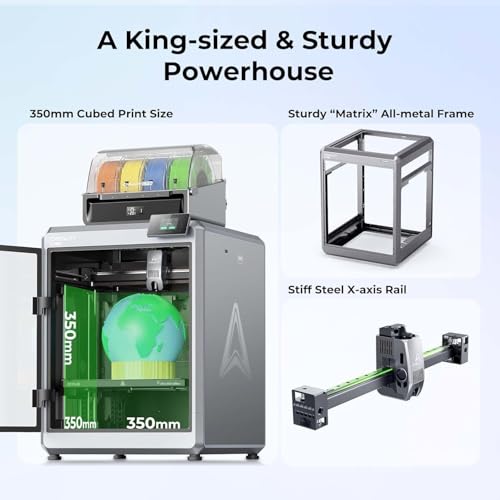 Image of 3IDEA Creality K2 Plus Combo 3D Printer, Multi Color Printing with CFS Max 600mm /s Fast Printing,Dual AI Cameras, Full-auto Leveling, Ready-to-Use FDM 3D Printers, Large Build Volume 350x350x350mm