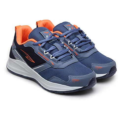 Image of ASIAN Kid's VAYU-01 Sports Running,Walking,Outdoor Shoes with Eva Sole Extra Jump Casual Sneaker Shoes for Boy's Light Grey,UK 3