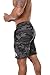YoungLA Gym Shorts for Men French Terry Cotton Workout Casual Athletic Basketball with Pockets 112 Camo Black Medium