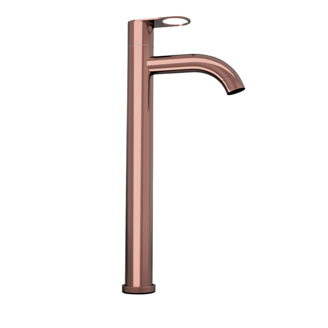 FLOWLET Rose Gold Wash Basin Taps | Pillar Tap for Wash Basin | Water Tap for Bathroom - Stainless Steel Sink Faucet | Tall Body Pillar Cock 12 inch (Rose Gold) (B0D3M43QVX) Amazon Price History, Amazon Price Tracker