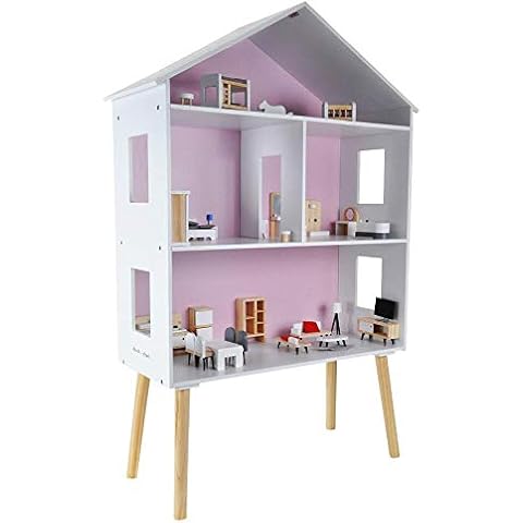 Bandits and Angels - Puppenhaus Modern Villa aus Holz Cover