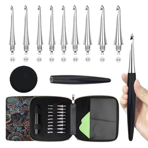 Yarniss Ergonomic Crochet Hooks Set with...