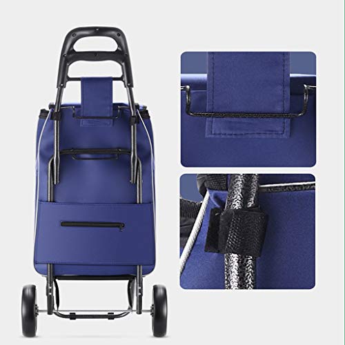 Carretilla plegable para compras y equipaje miniatura 4