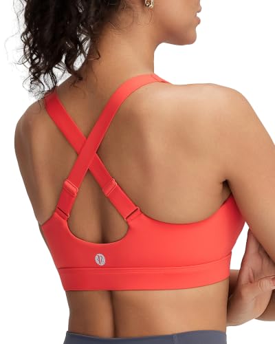 Image of RUNNING GIRL High Impact Sports Bras for Women, Adjustable Straps Bra High Support Workout Bra with Sewn in Pads