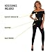 Fun Shack Negra Catsuit Musical Disfraz para Mujeres - XL