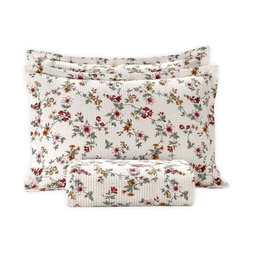 Kit Colcha De Piquet 100% Algodão – Solteiro, Casal, Queen e King...